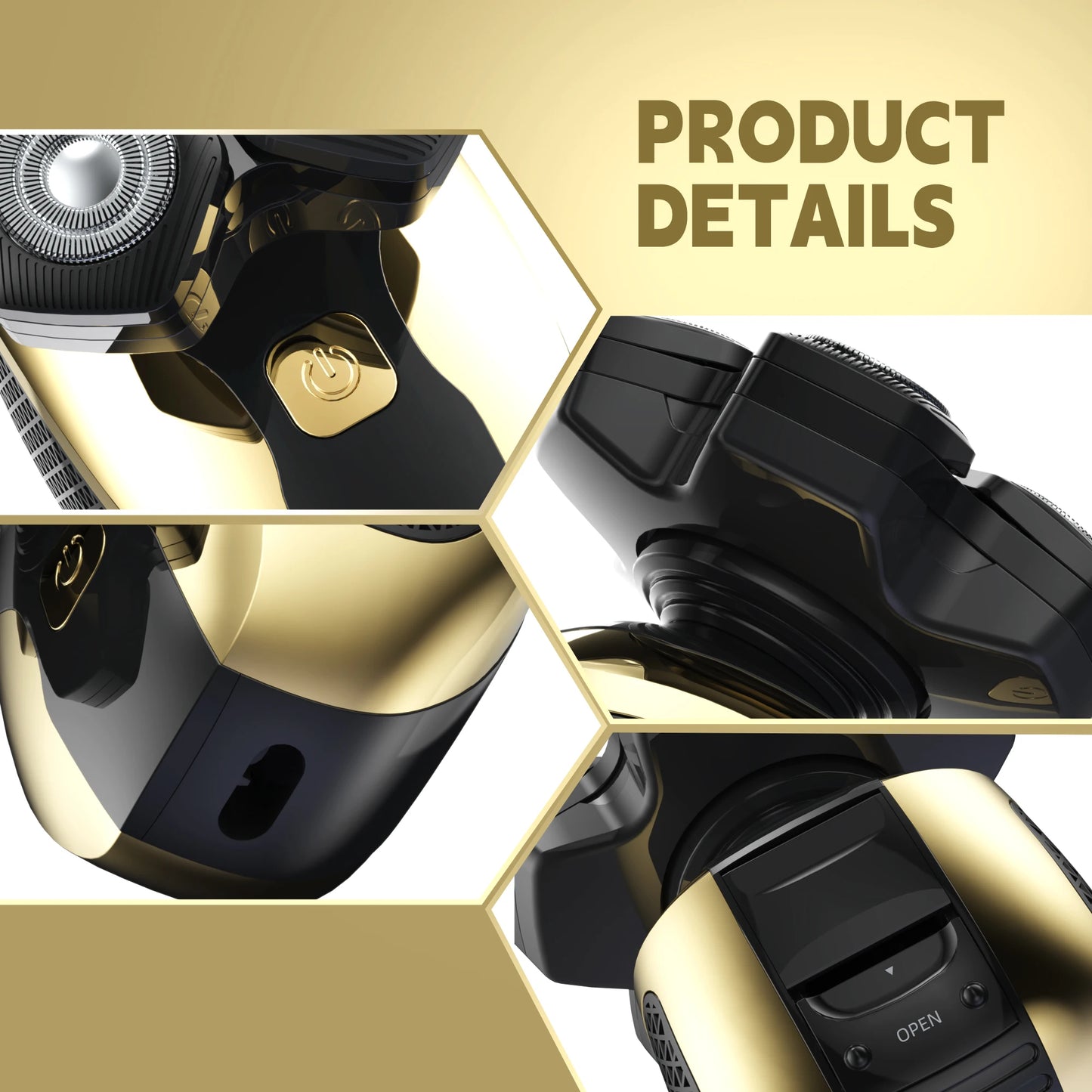 6D Floating Multifunctional Rechargeable Shaving Machine