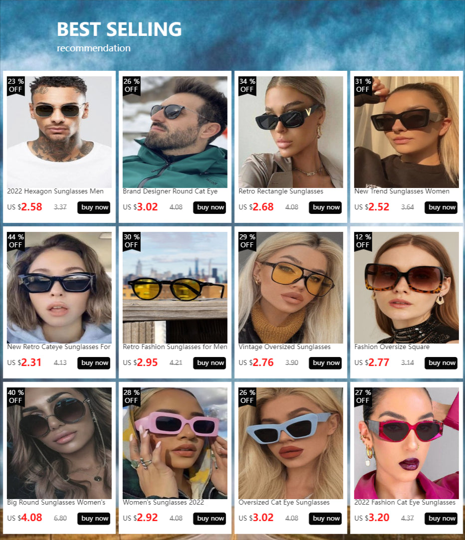 Luxury Vintage Cat Eye Sunglasses