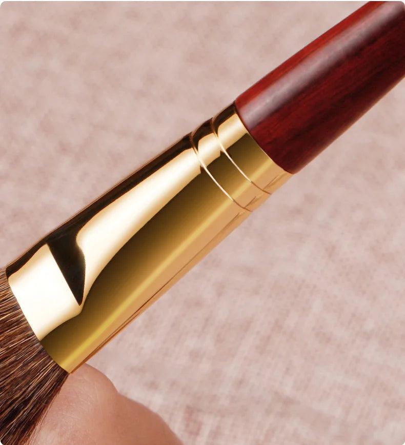 Luxury 9 pcs Professional Makeup Brush Set Rosewood High Grade