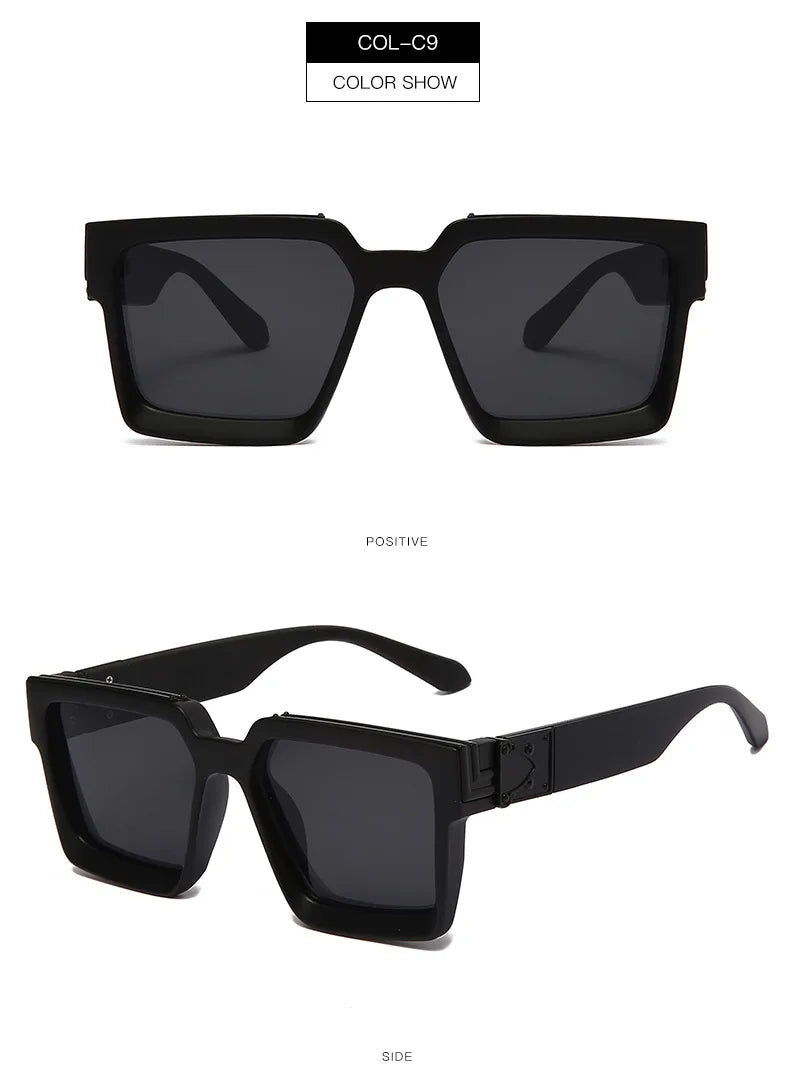 Classic Luxury Square Sunglasses