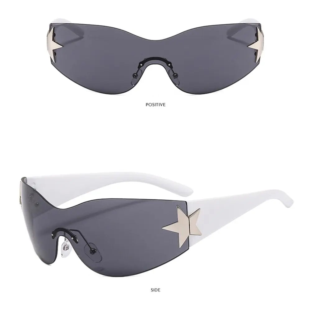 Rimless Punk Luxury Five Star Eyewear