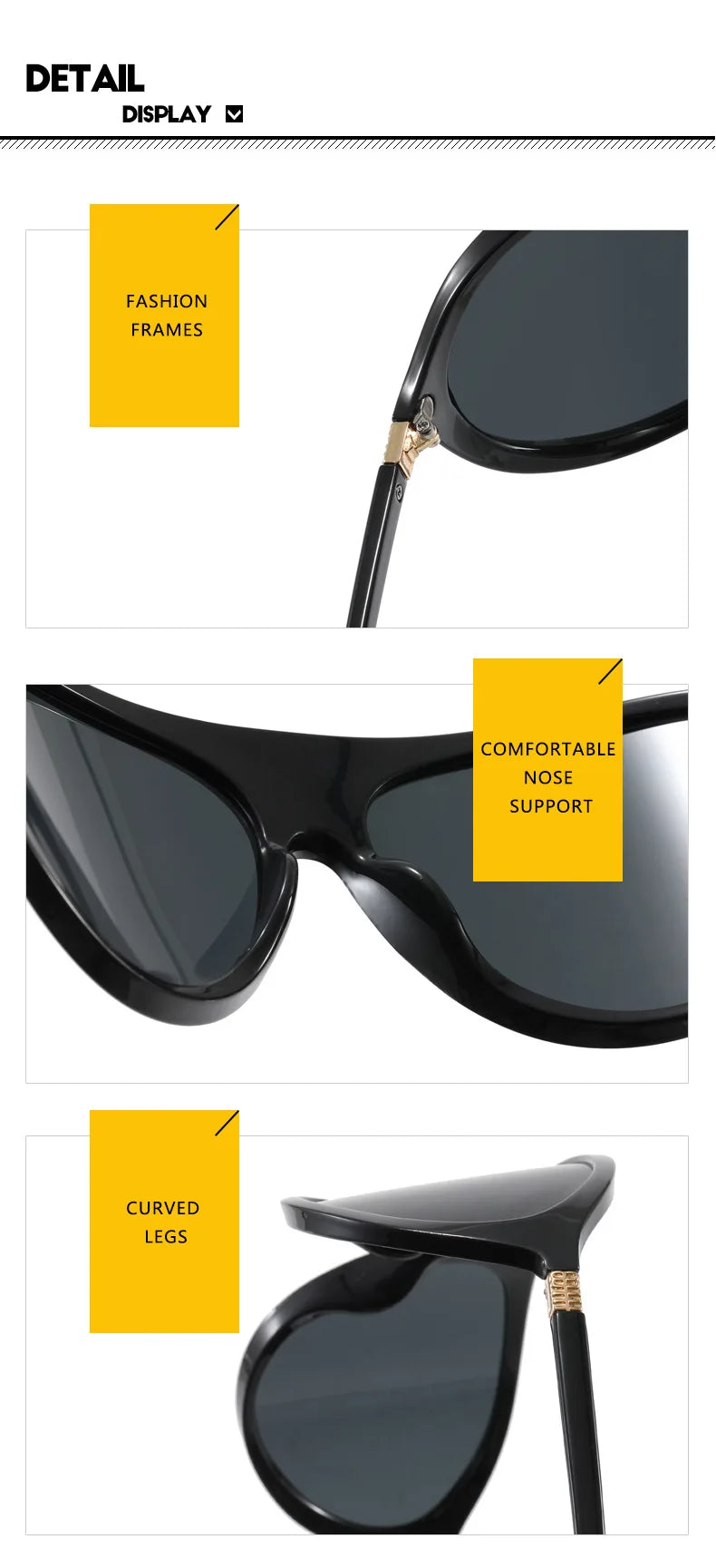 Outdoor High-end Brand Design Sunglasses