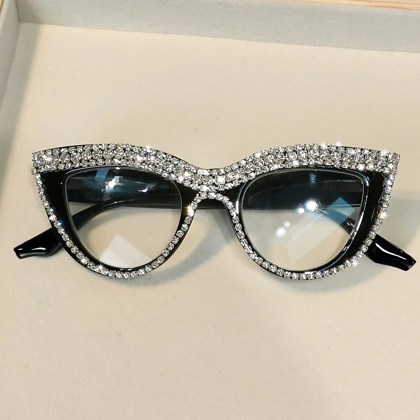 Retro Square Cute Sturdy Cat Eye Glasses