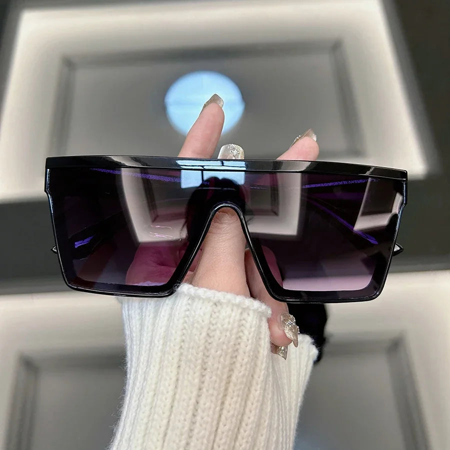 Punk Mirror Square Designer Retro Sunglasses