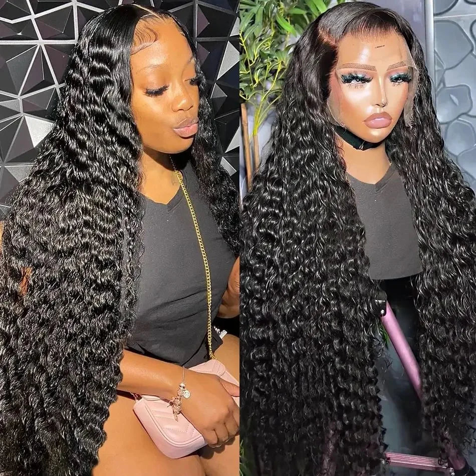 13x6 human hair Curly | 40 Inch Loose Deep Wave
