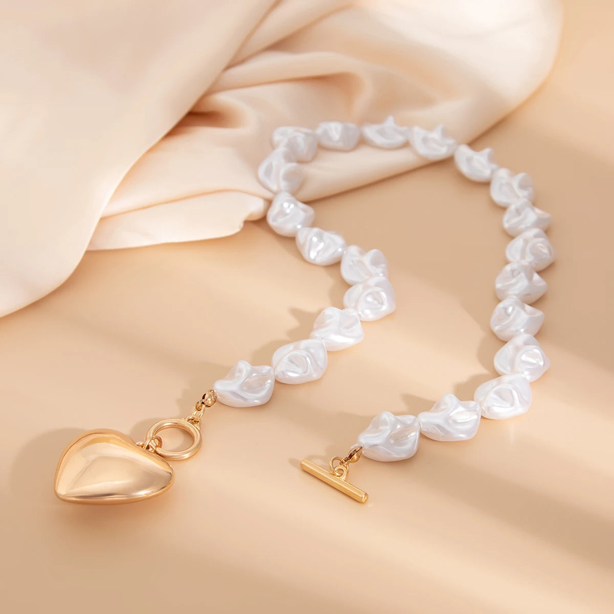 Pearl Love Heart Pendant