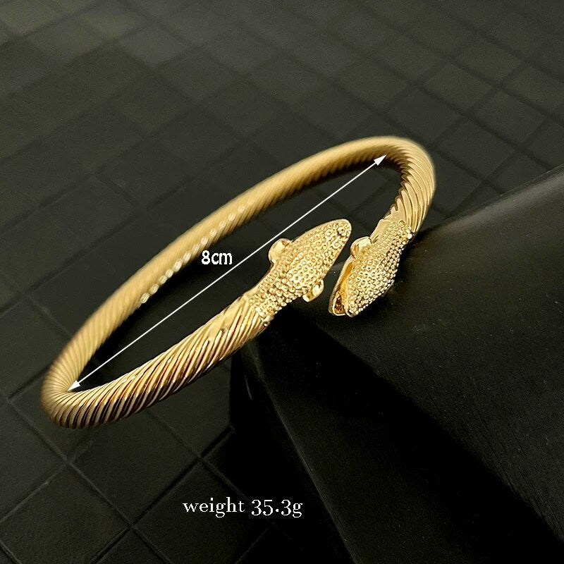 Open Foot Gold Plated Arabic Bridal Gifts Jewelry