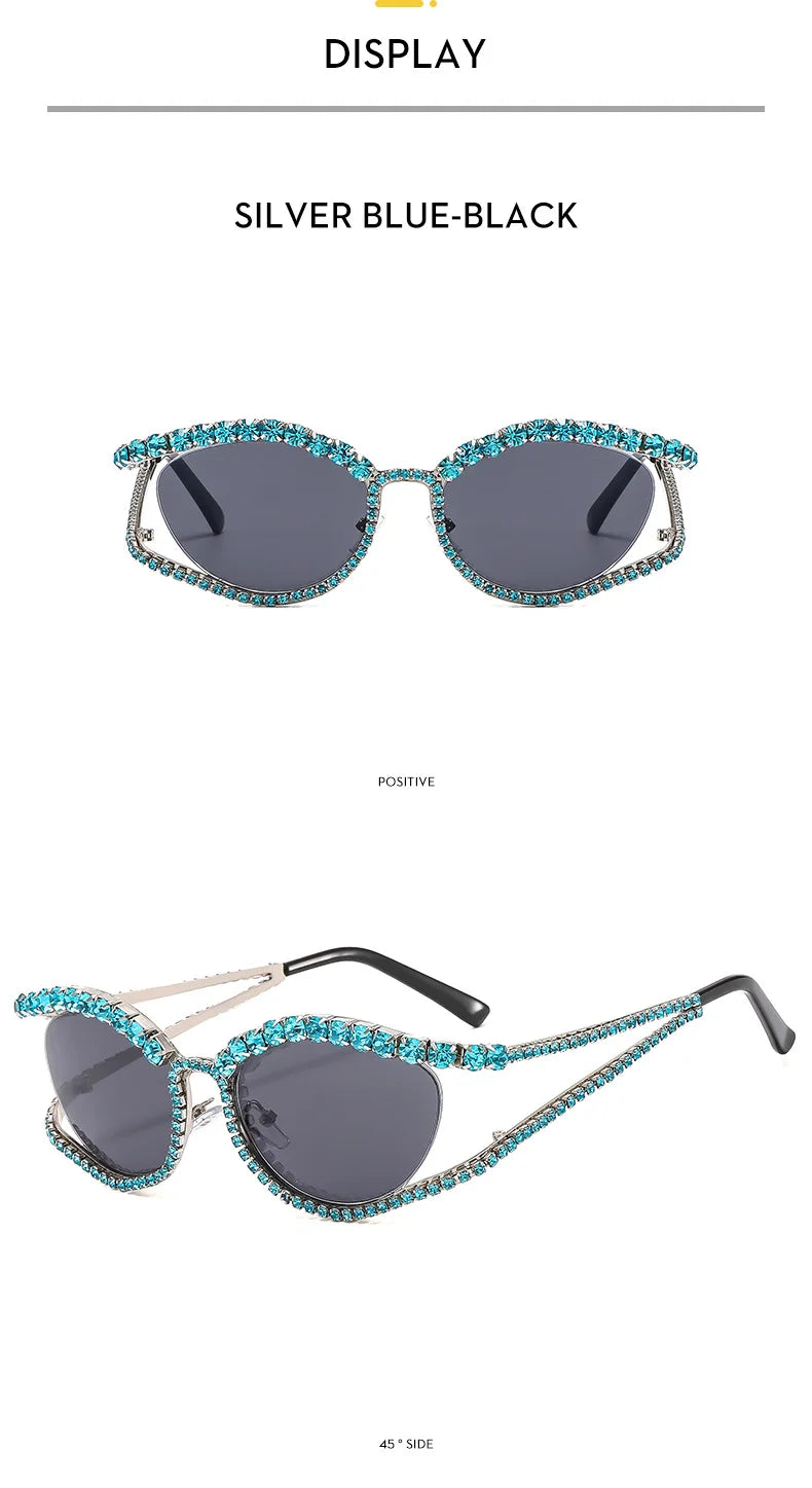 Oval Shades Trendy Luxury Eyewear