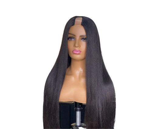 Brazilian U Part Wig Straight Hair Human
