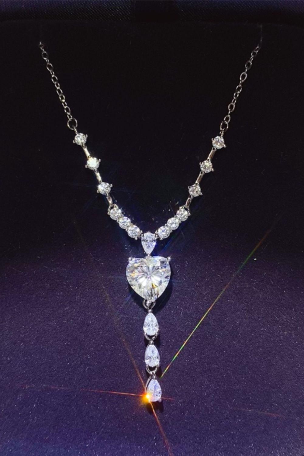 3 Carat Moissanite Necklace