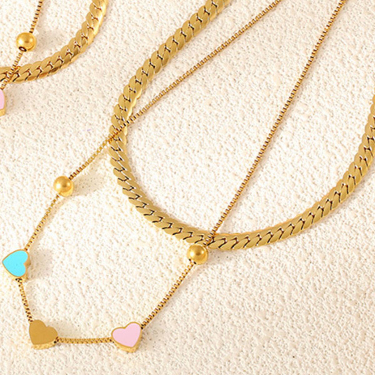 18K Gold-Plated Heart Necklace