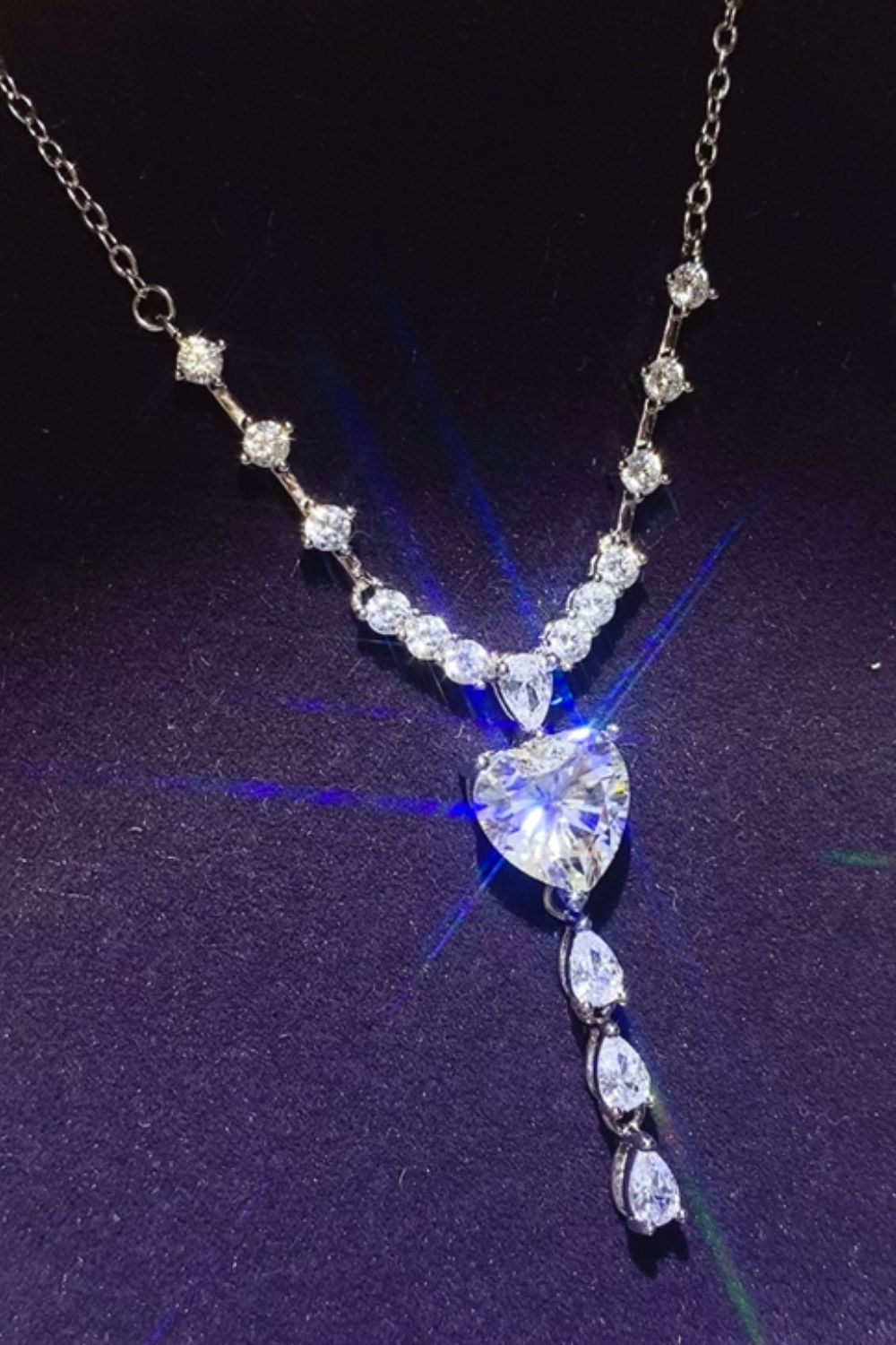 3 Carat Moissanite Necklace