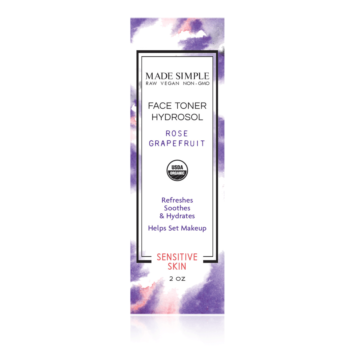 Certified Organic Rose Grapefruit Face Toner