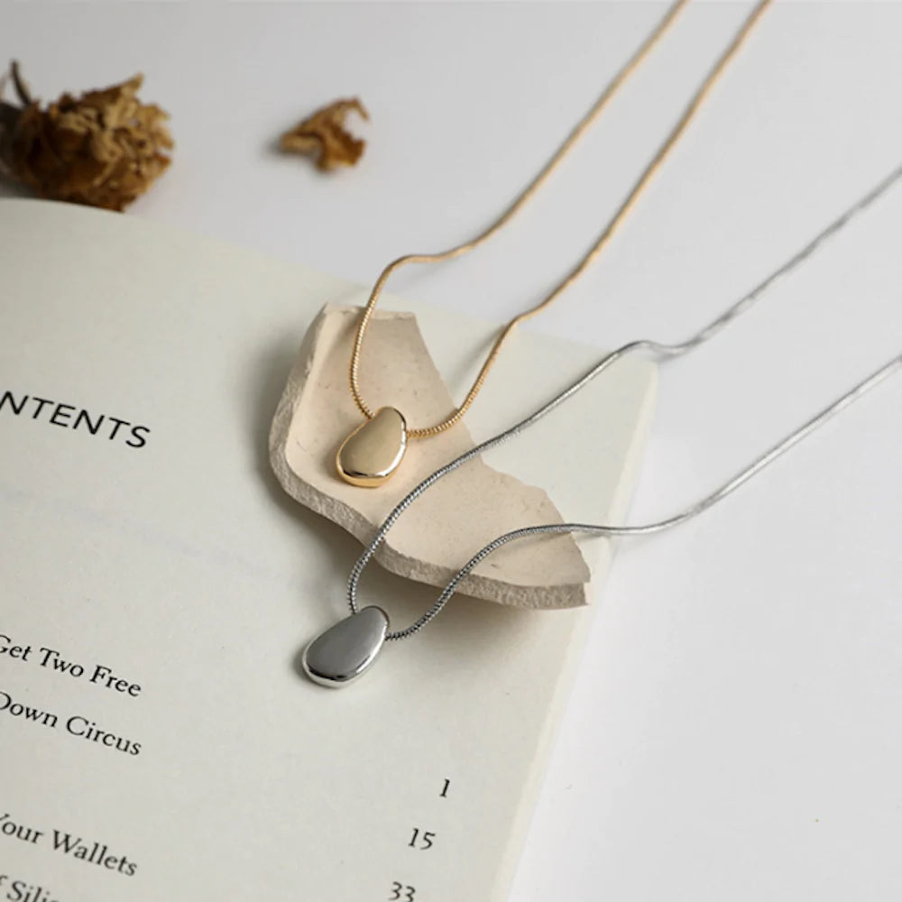 Necklace With A Bean Pendant