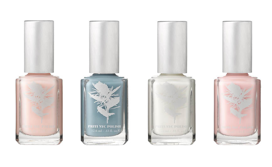 Bridal vegan nail polish set.