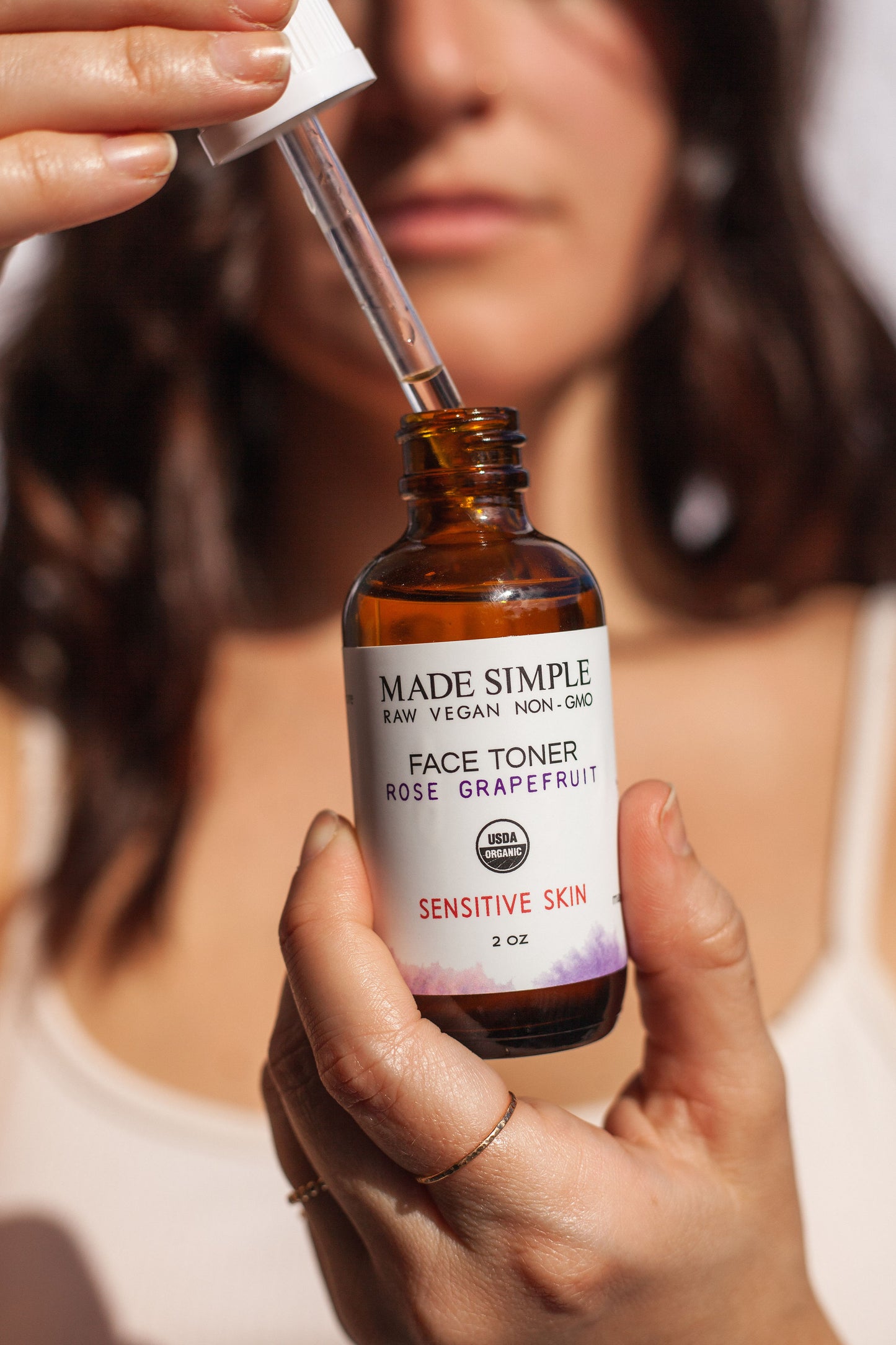 Certified Organic Rose Grapefruit Face Toner