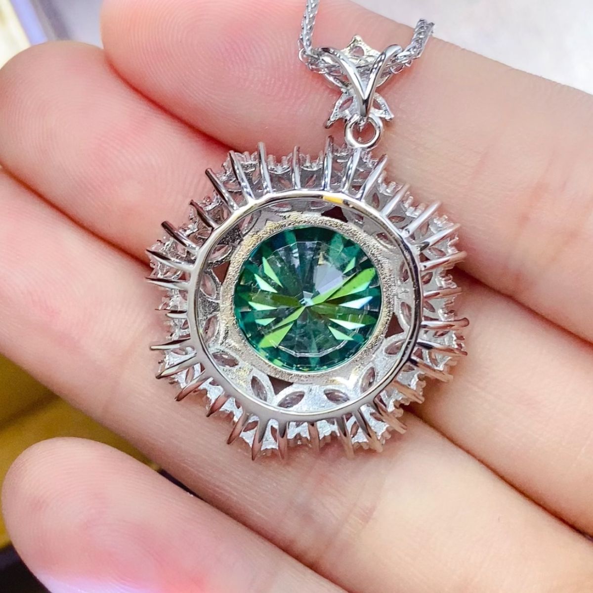10 Carat Moissanite 925 Sterling Silver
