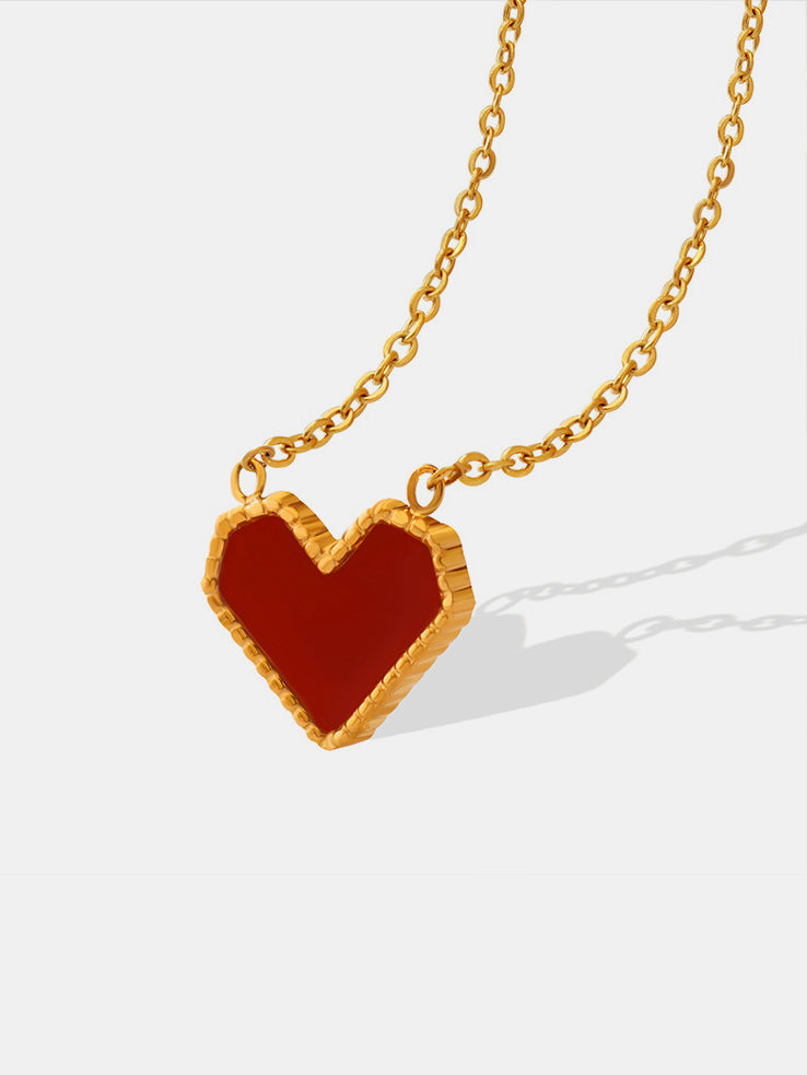 Steel Heart Necklace