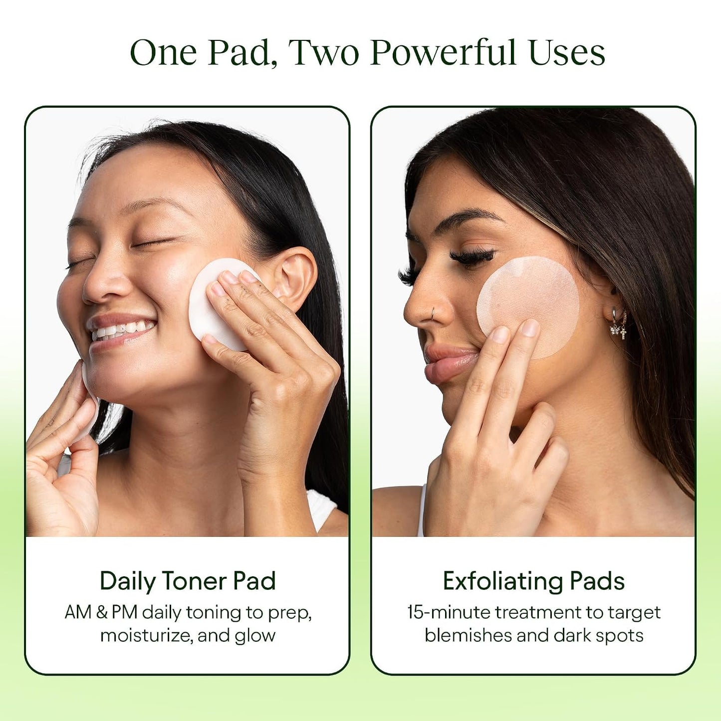 Toner Pads - Korean Skincare for Dark Spots, Wrinkles & Dull Skin