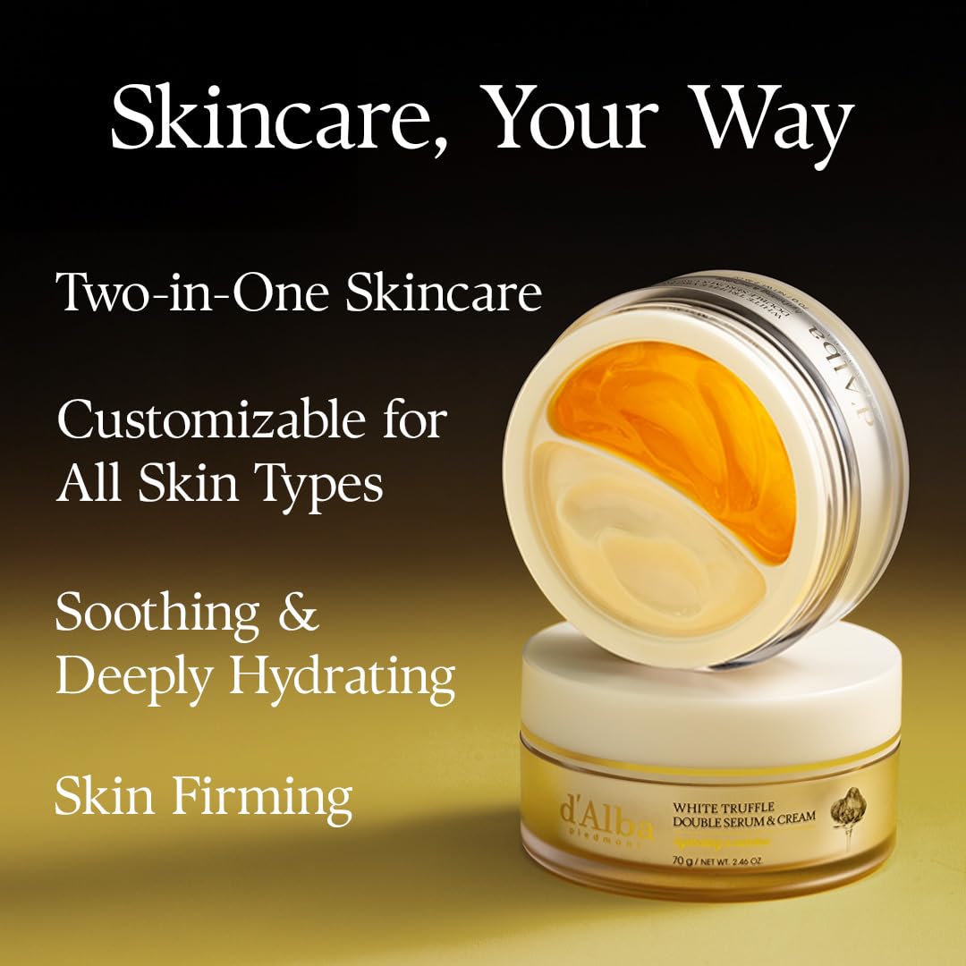 Double Serum & Cream – 2-in-1 Vegan Face Moisturizer with Vegan Collagen