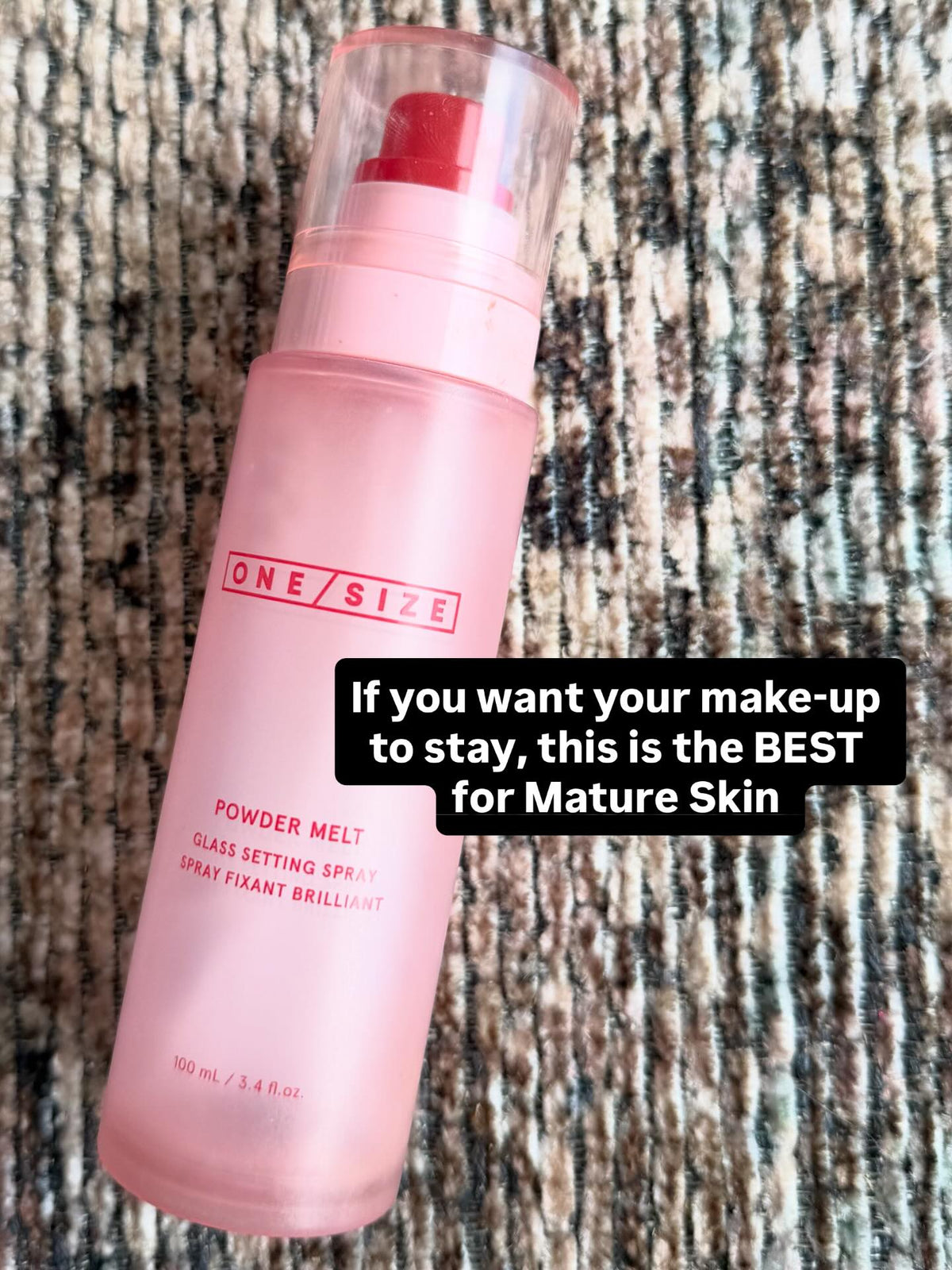Powder Melt Glass Setting Spray