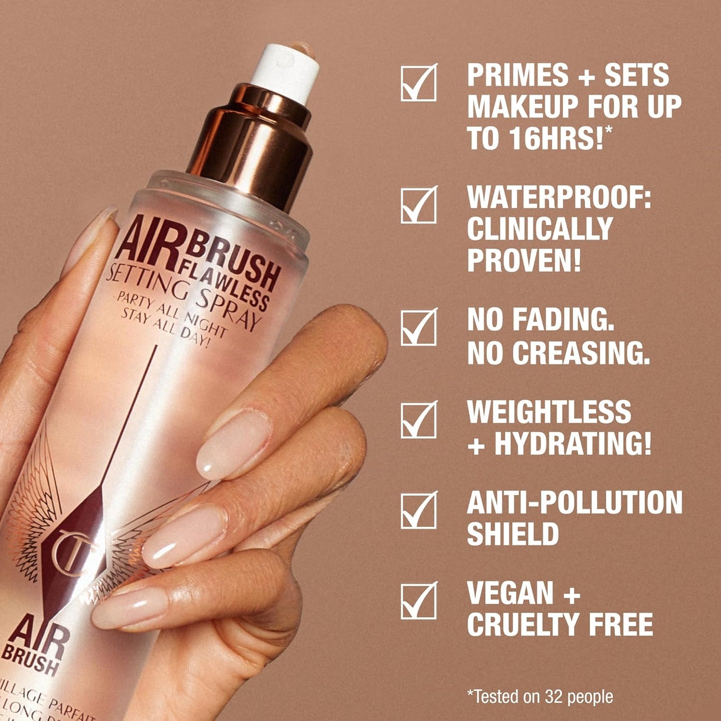 Flawless Setting Spray - Ultra-Fine Prime & Set Up to 16Hrs