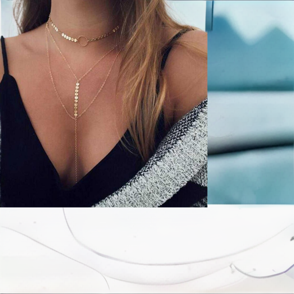 Three Layer Choker Necklace