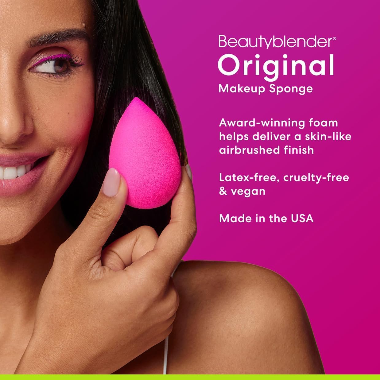 Super Soft Makeup Blending Sponge for Foundation, Powder & Cream - Reusable