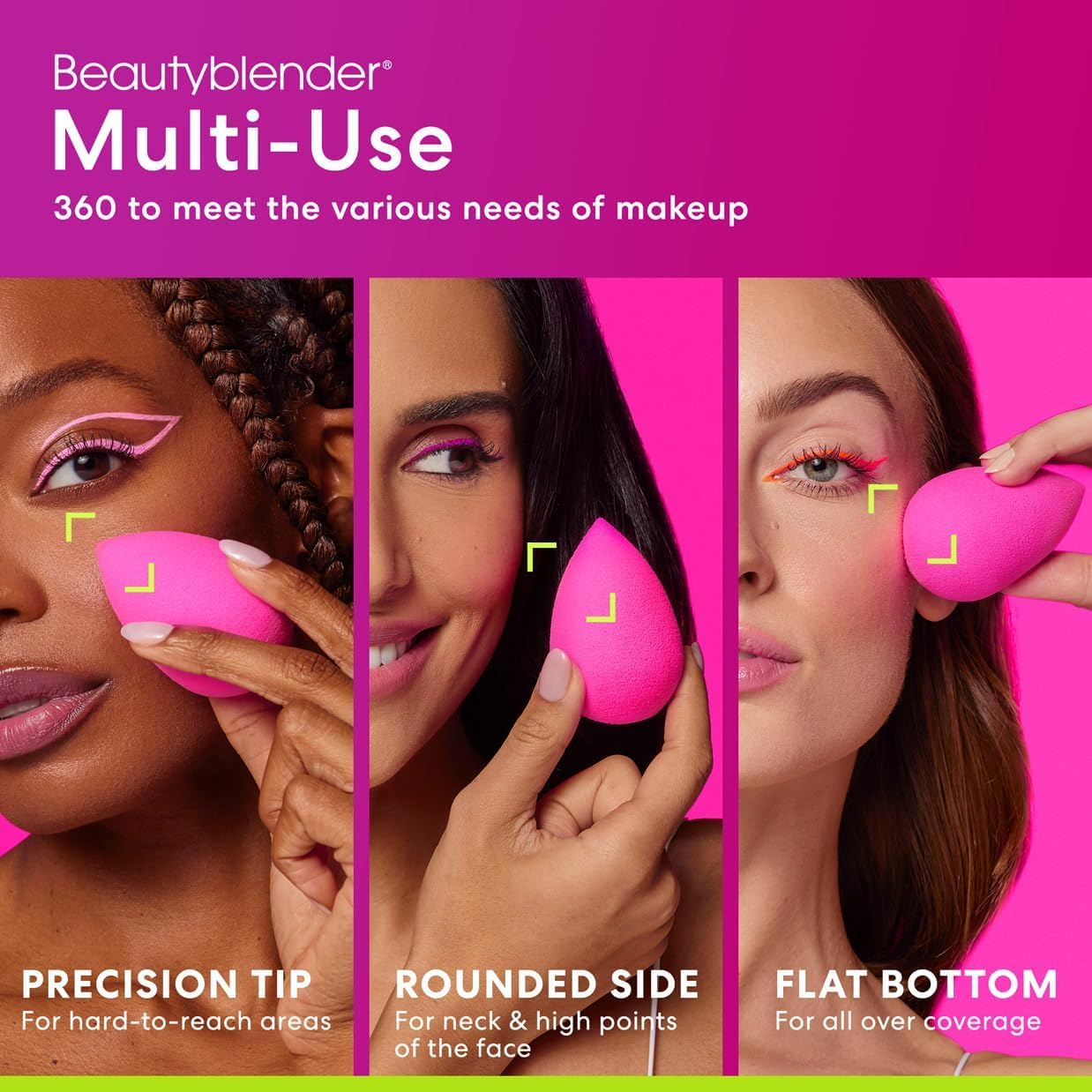 Super Soft Makeup Blending Sponge for Foundation, Powder & Cream - Reusable