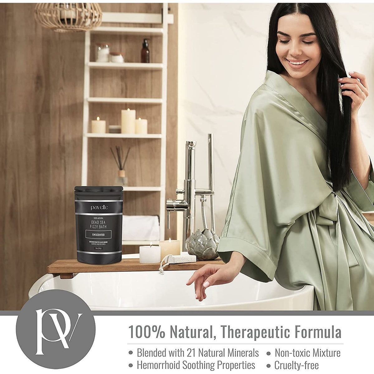 100% Natural Bath Flakes & Calming Powder Soak