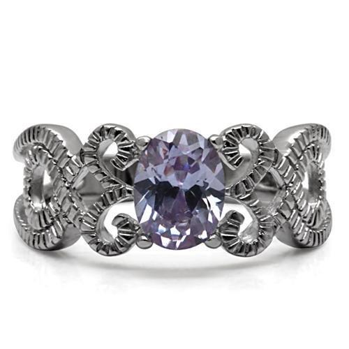 High polished Stainless Steel Ring with AAA Grade