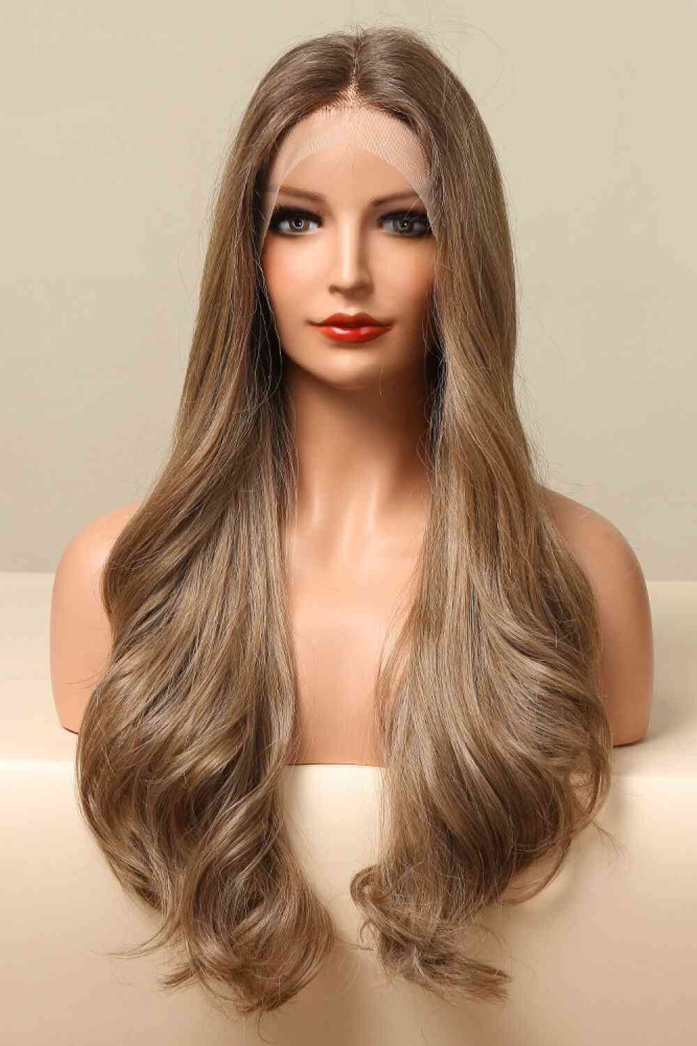 13*2" Lace Front Wigs Synthetic Long Wave 26" 150% Density